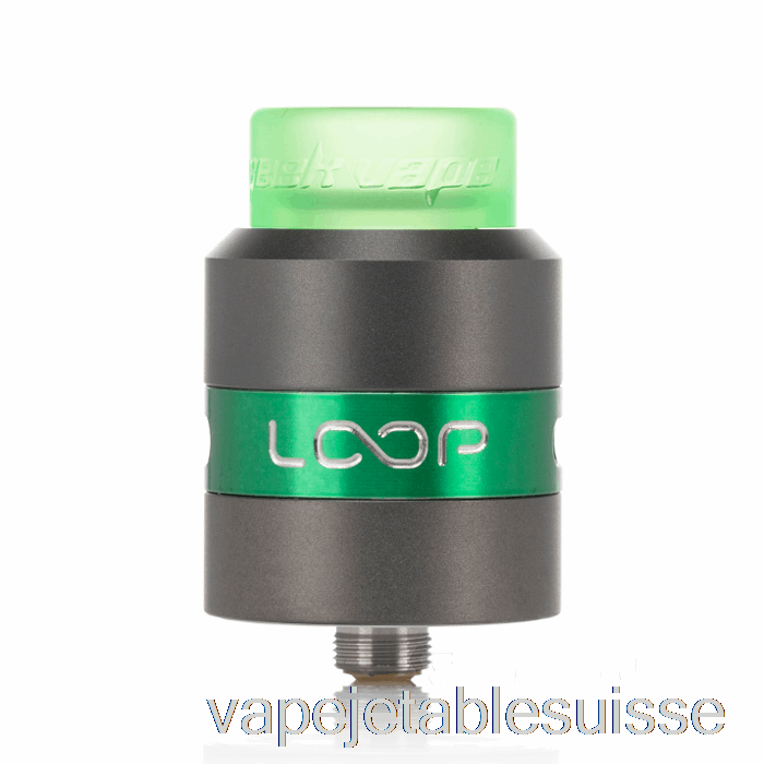 Vape Suisse Geek Vape Loop 24mm Rda Gunmetal / Vert